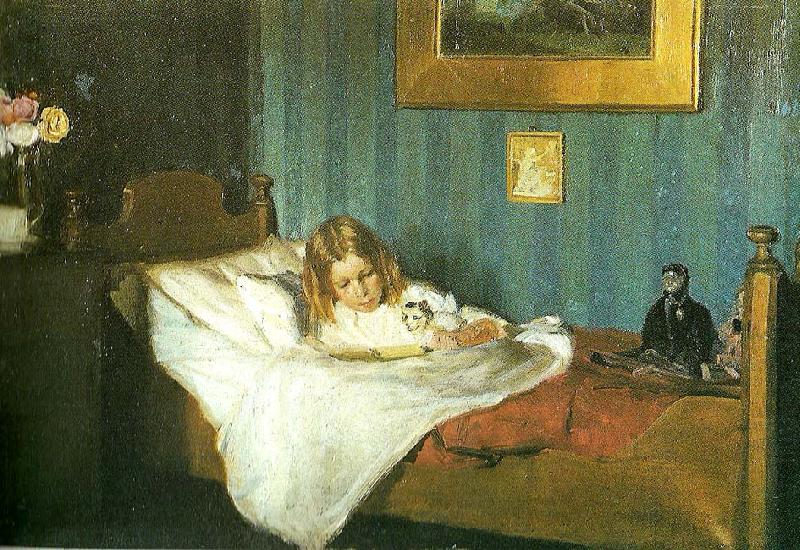 en rekonvalescent, Michael Ancher